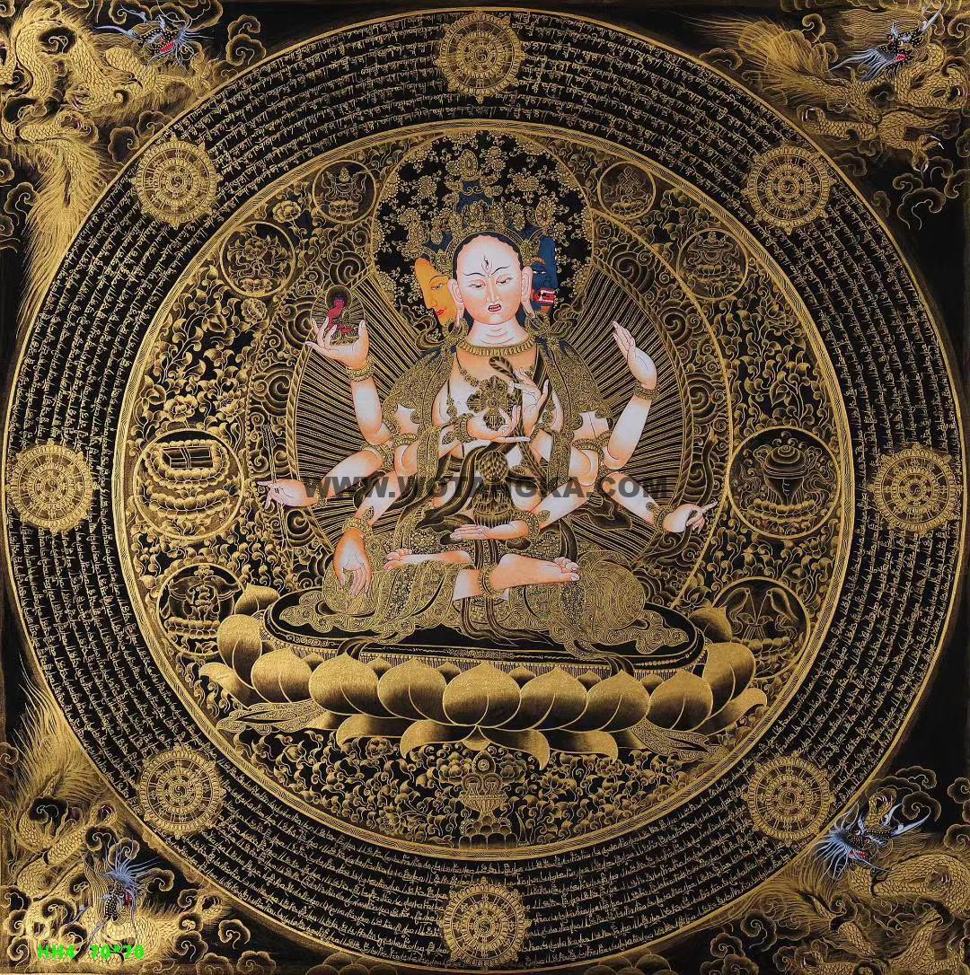 2021.12.05-尼泊尔国宝级画僧那噶王（Nawang Lama）部分作品欣赏