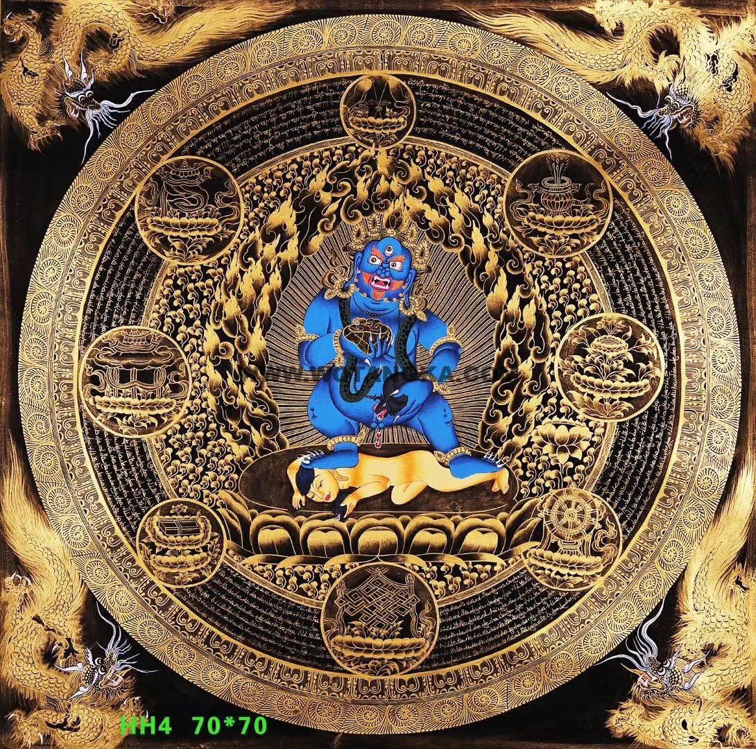 2021.11.07-尼泊尔国宝级画僧那噶王（Nawang Lama）部分作品欣赏