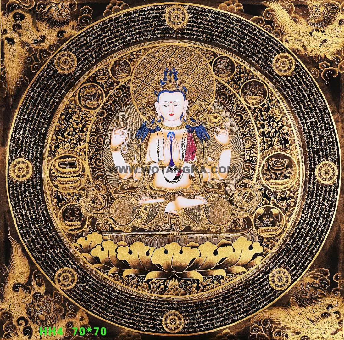 2021.11.07-尼泊尔国宝级画僧那噶王（Nawang Lama）部分作品欣赏