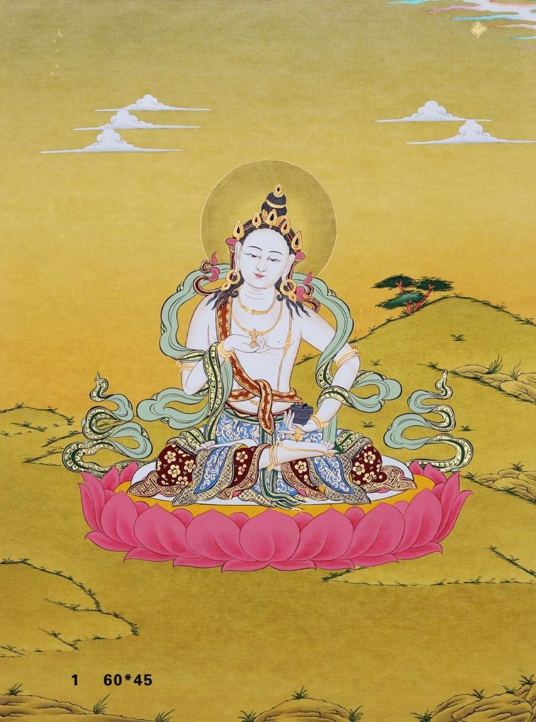 编号188-693199：彩绘唐卡-金刚萨埵（60*45CM左右）