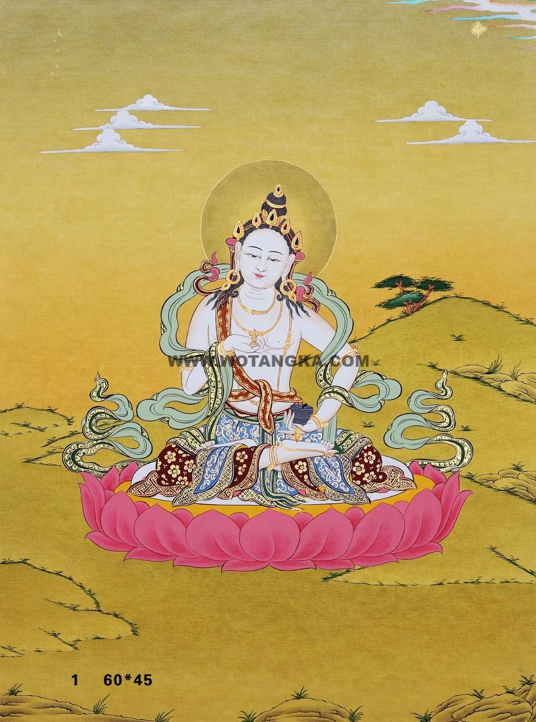 编号188-693199：彩绘唐卡-金刚萨埵（60*45CM左右）