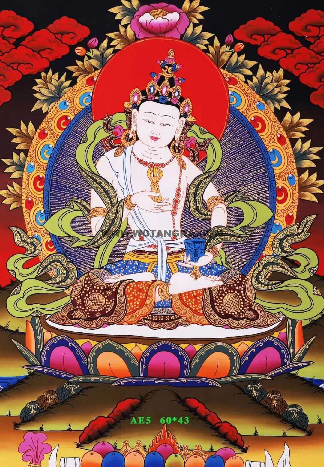 编号188-208732：彩绘唐卡-金刚萨埵（60*43CM左右）