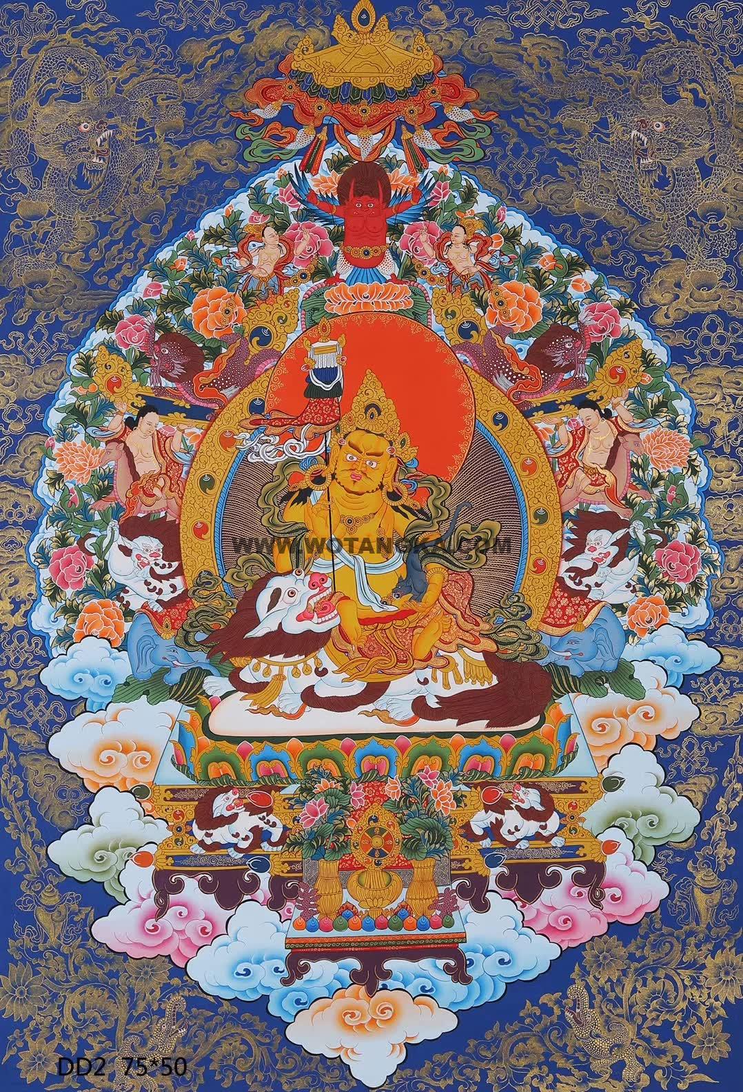 2022.02.05-财宝天王唐卡推荐与赏析
