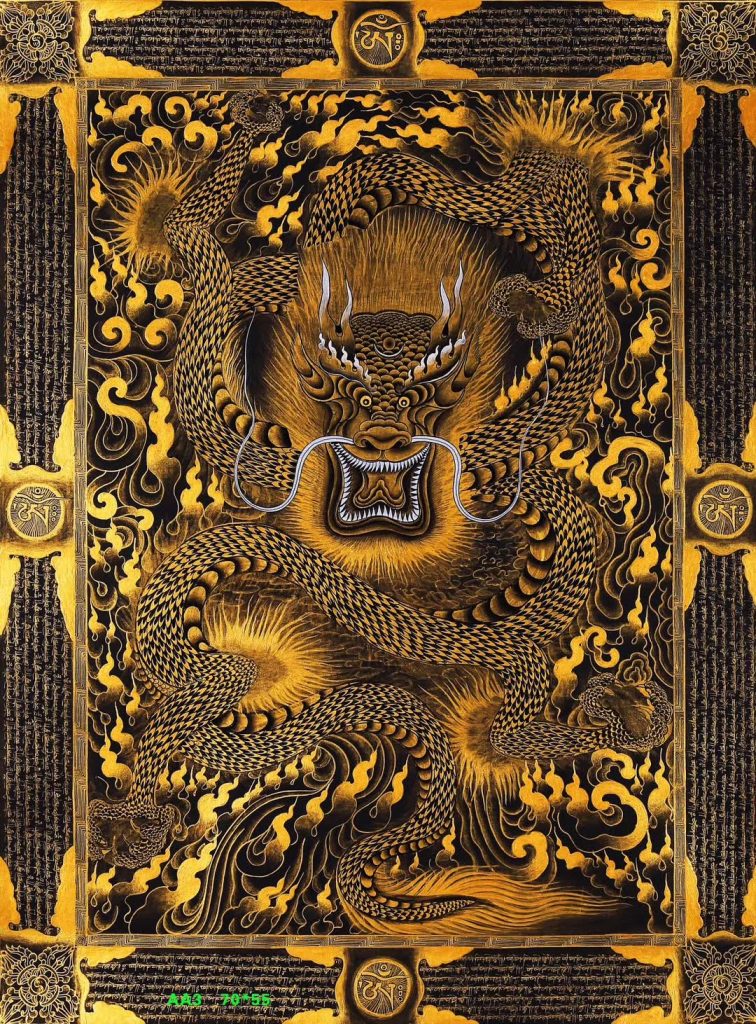 2021.10.28-尼泊尔国宝级画僧那噶王（Nawang Lama）部分作品欣赏