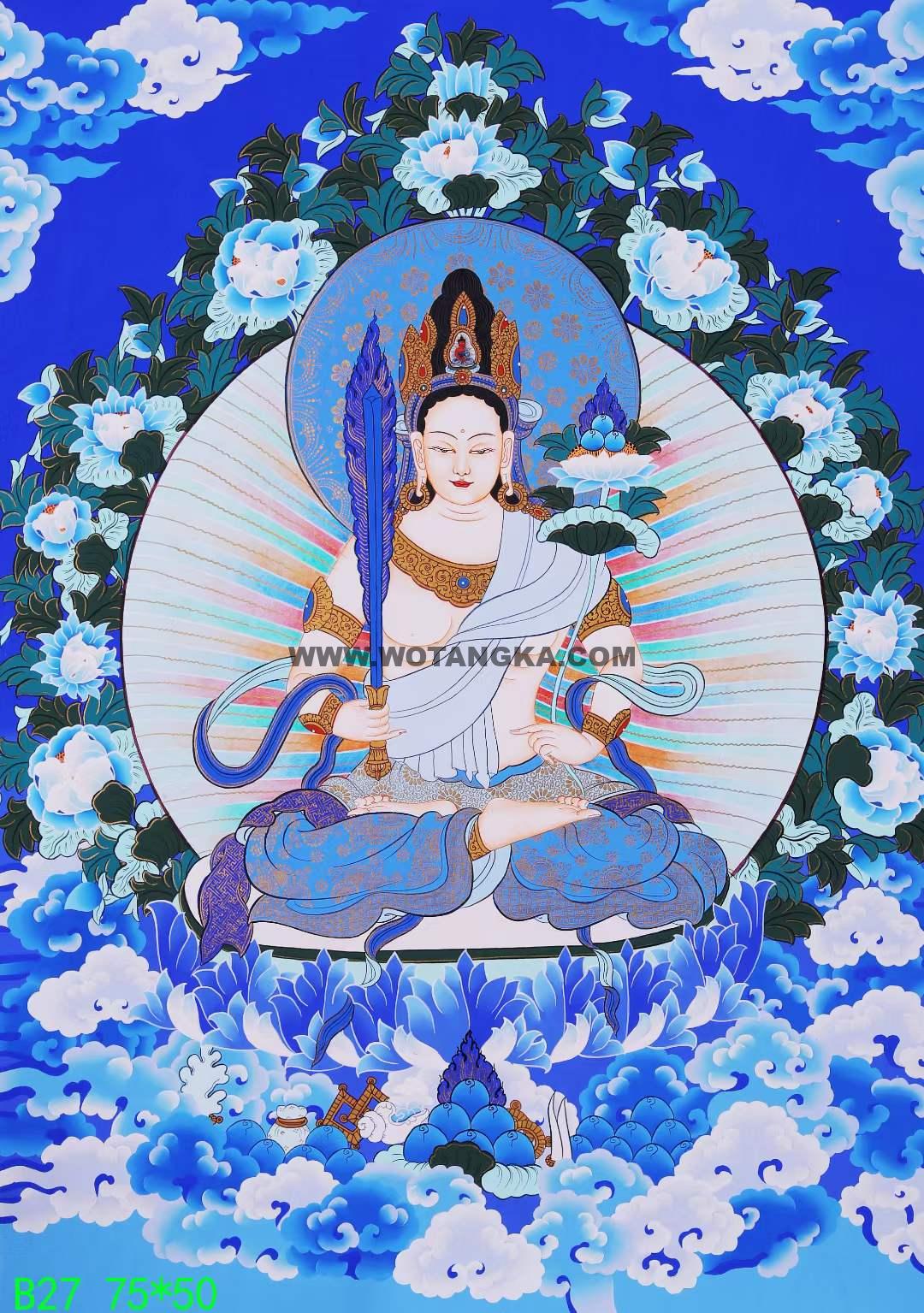 2022.03.20-虚空藏菩萨唐卡推荐与赏析