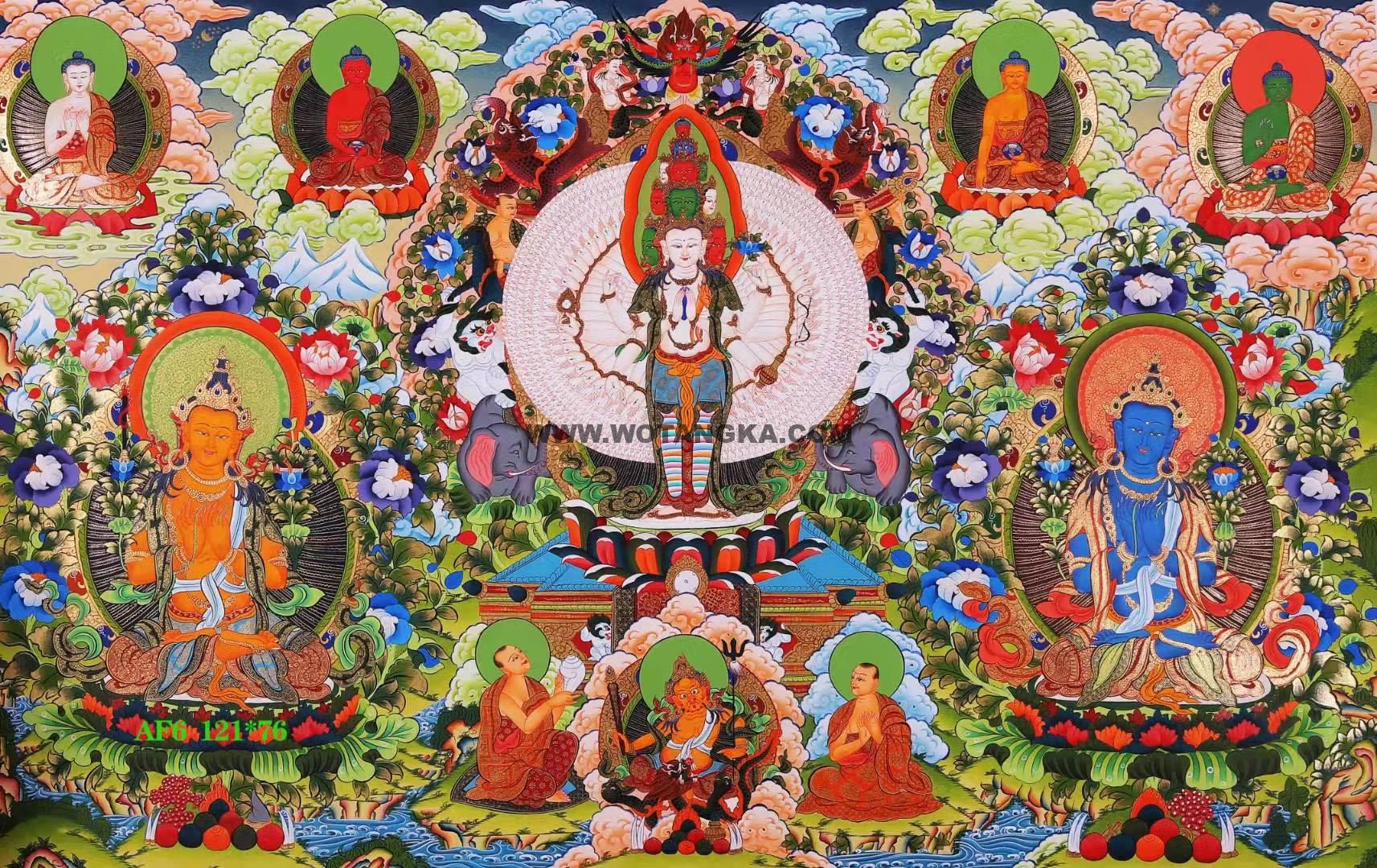 2022.03.23-千手观音唐卡推荐与赏析