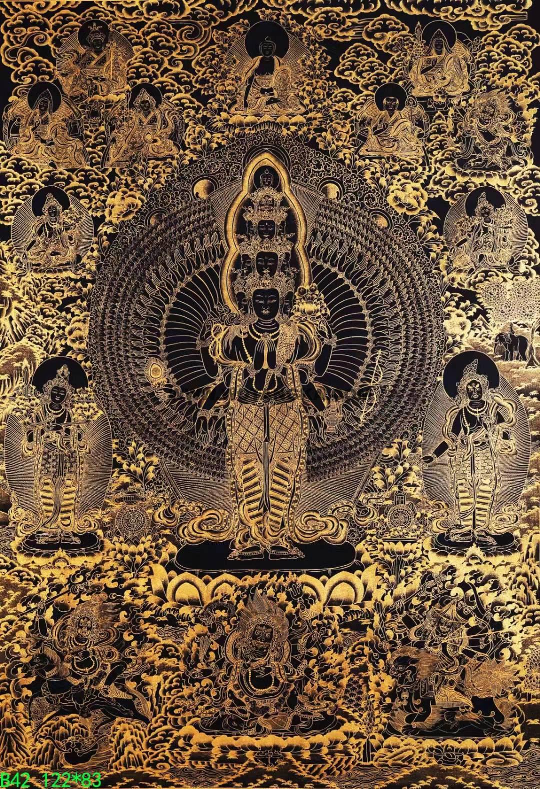 2022.03.23-千手观音唐卡推荐与赏析