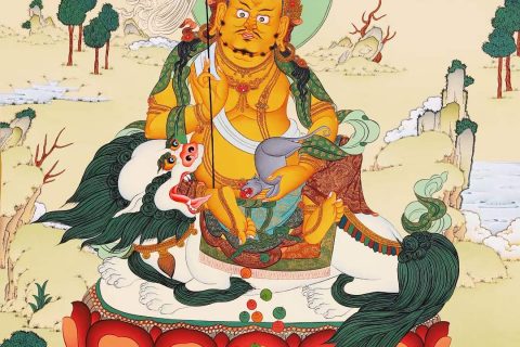 编号168-137316：嘎玛嘎赤-财宝天王（75*50CM左右）