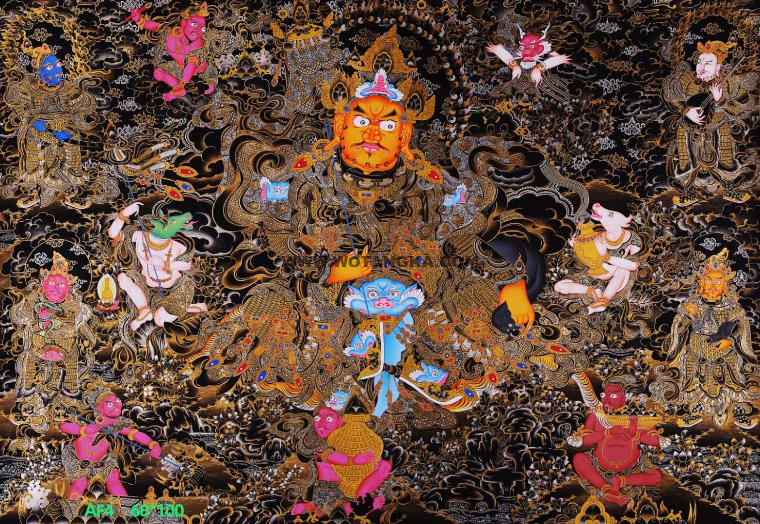 2022.04.01-财宝天王唐卡推荐与赏析