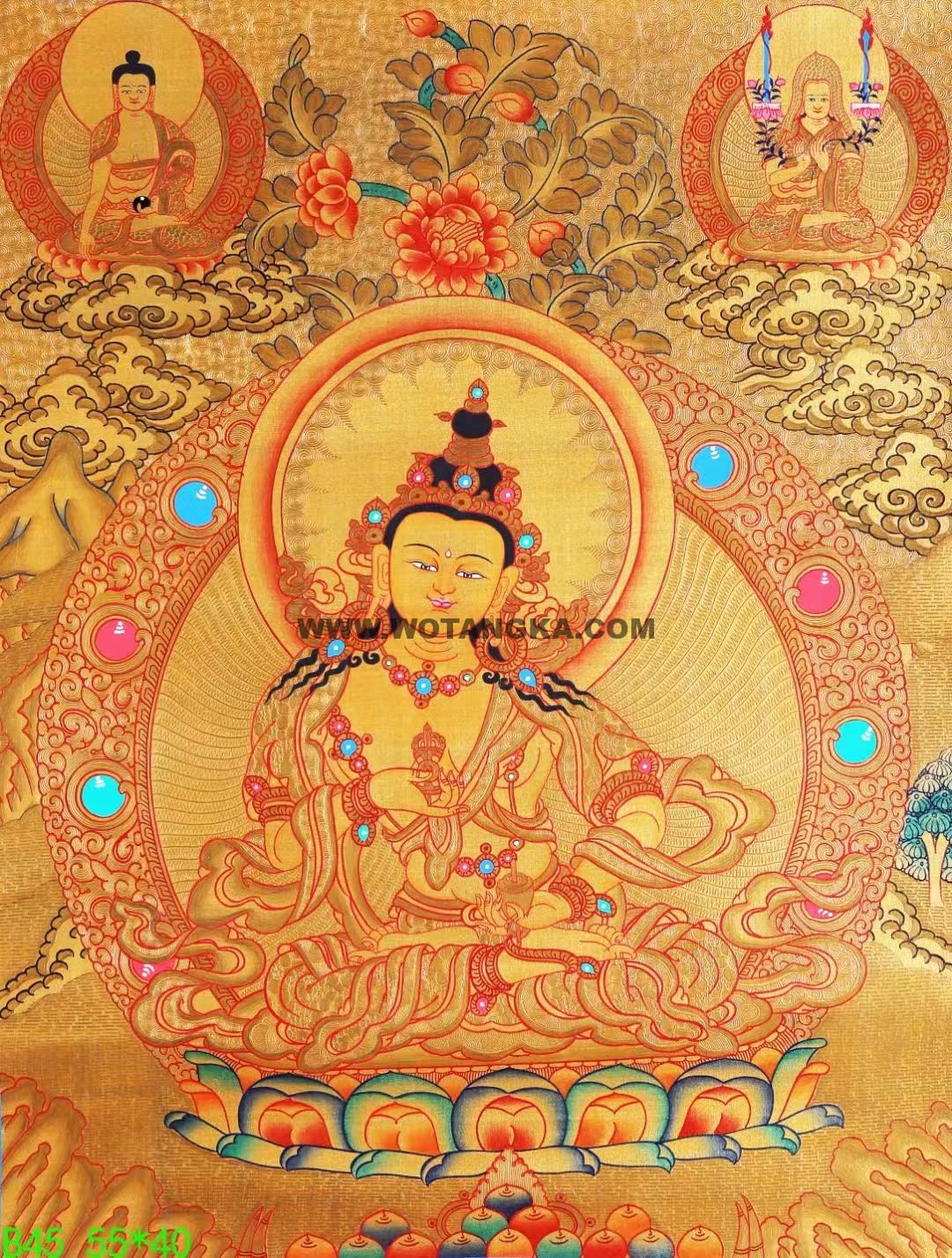 编号168-554869:黄金唐卡-金刚萨埵(55*40CM左右)