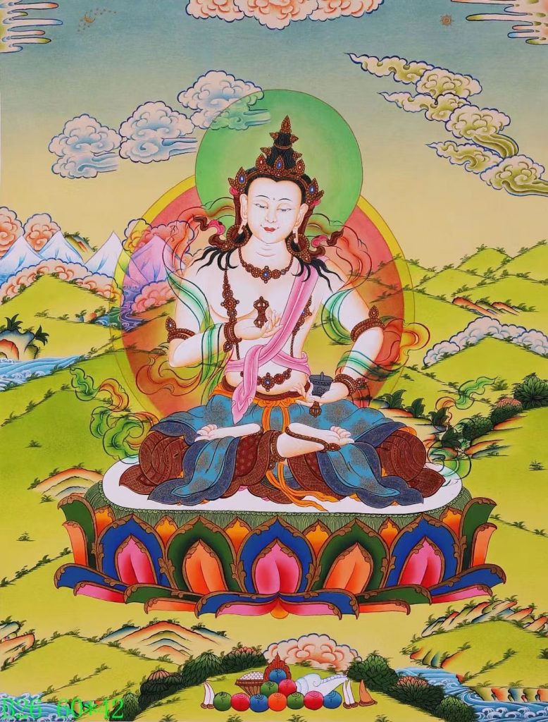 编号168-489678：彩绘唐卡-金刚萨埵（60*42CM左右）