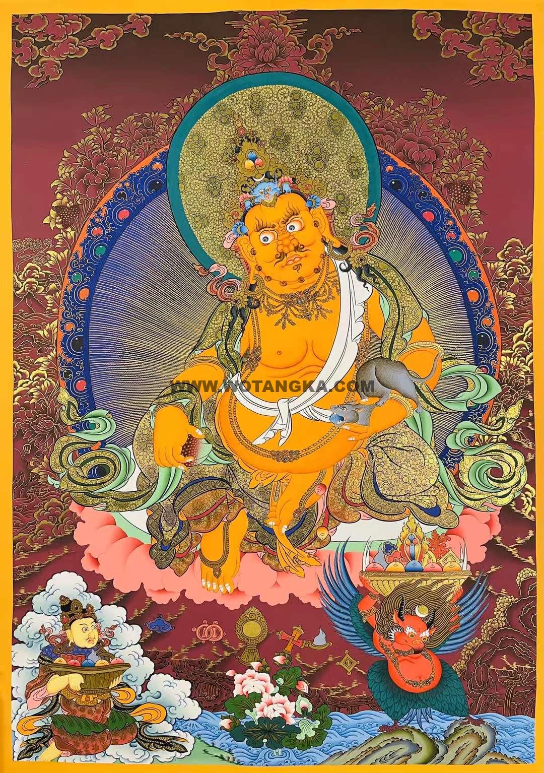 2022.04.22-招财类唐卡推荐与赏析