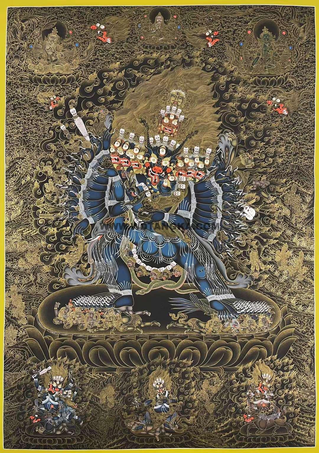 2022.04.16-文殊菩萨唐卡推荐与赏析