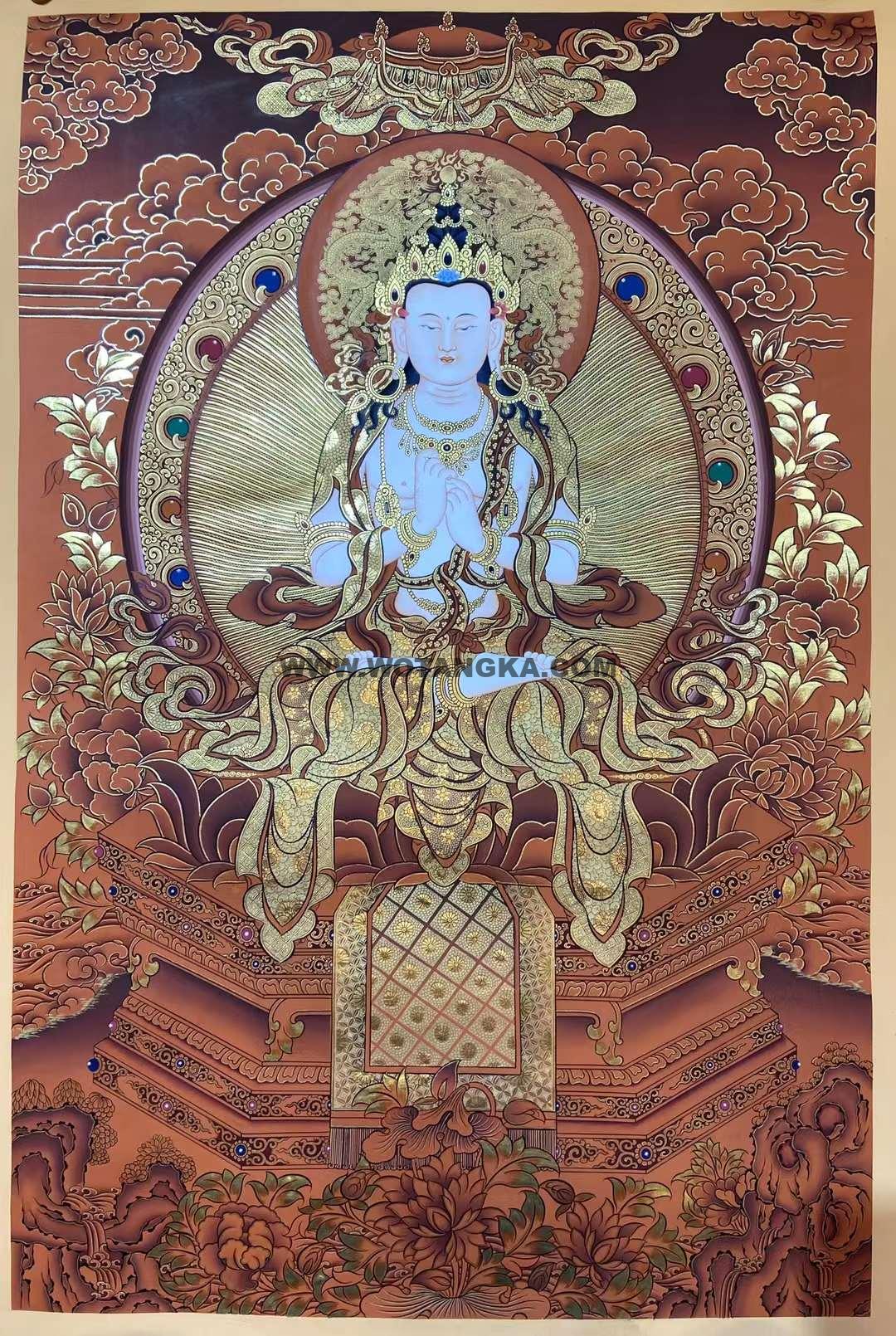 编号162-278234:红金唐卡-大日如来(75*55CM左右)