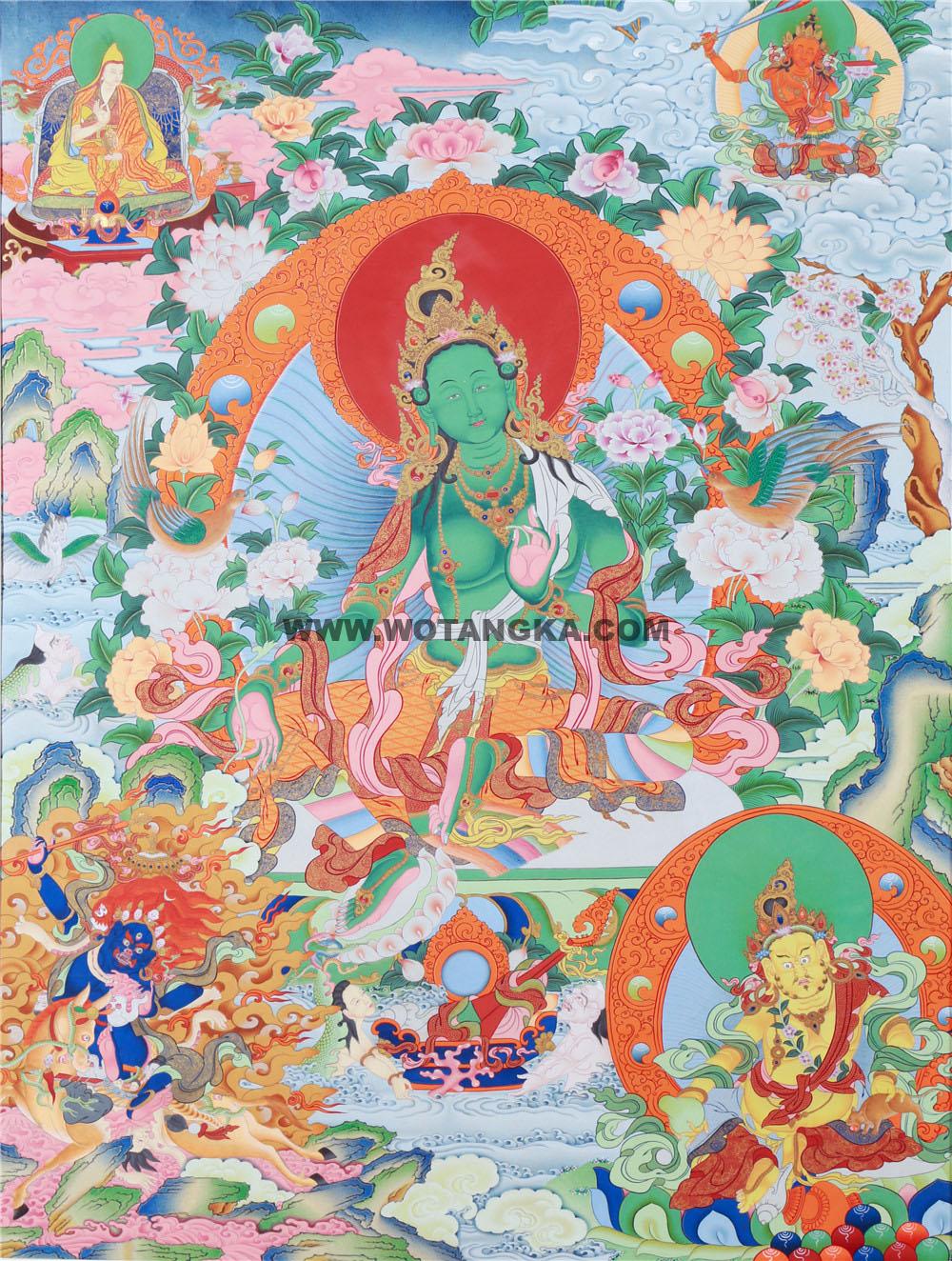 噶玛噶赤-绿度母