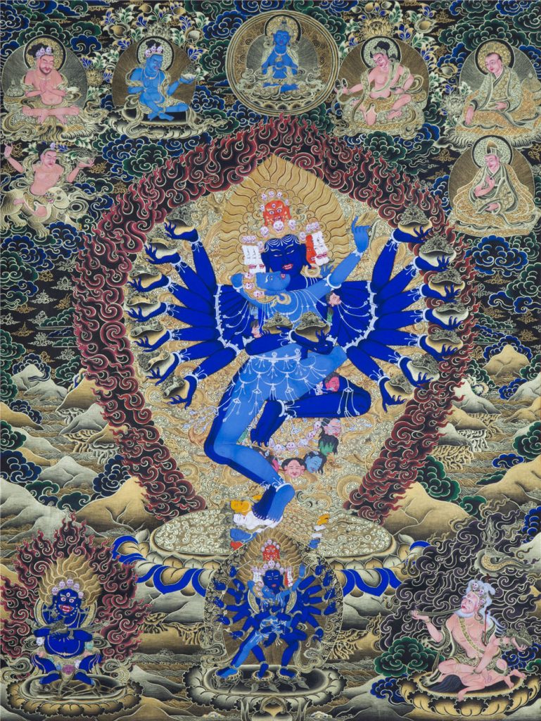 黑金唐卡-喜金刚