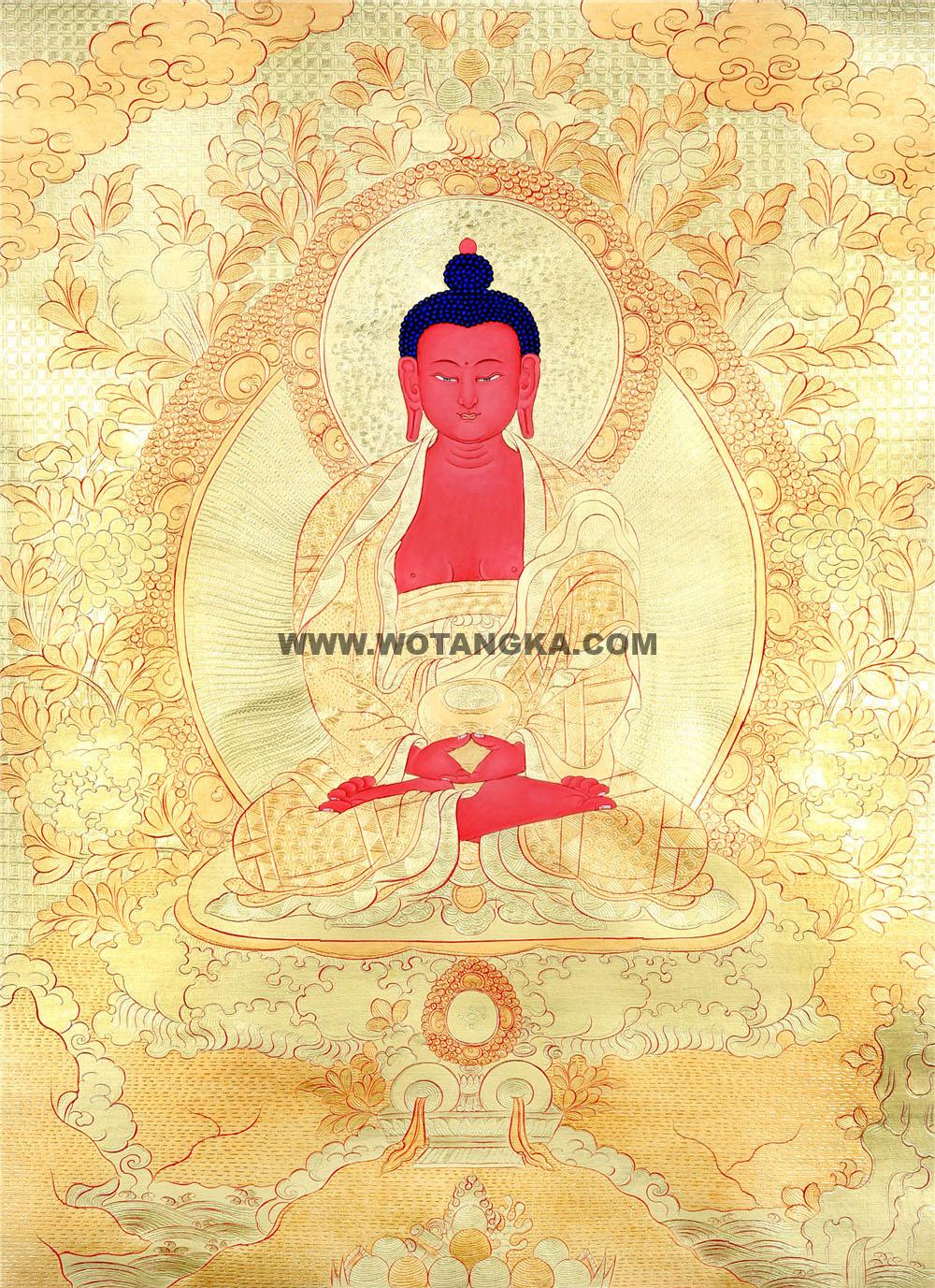 编号188-893622：黄金唐卡-阿弥陀佛（80*60CM左右）