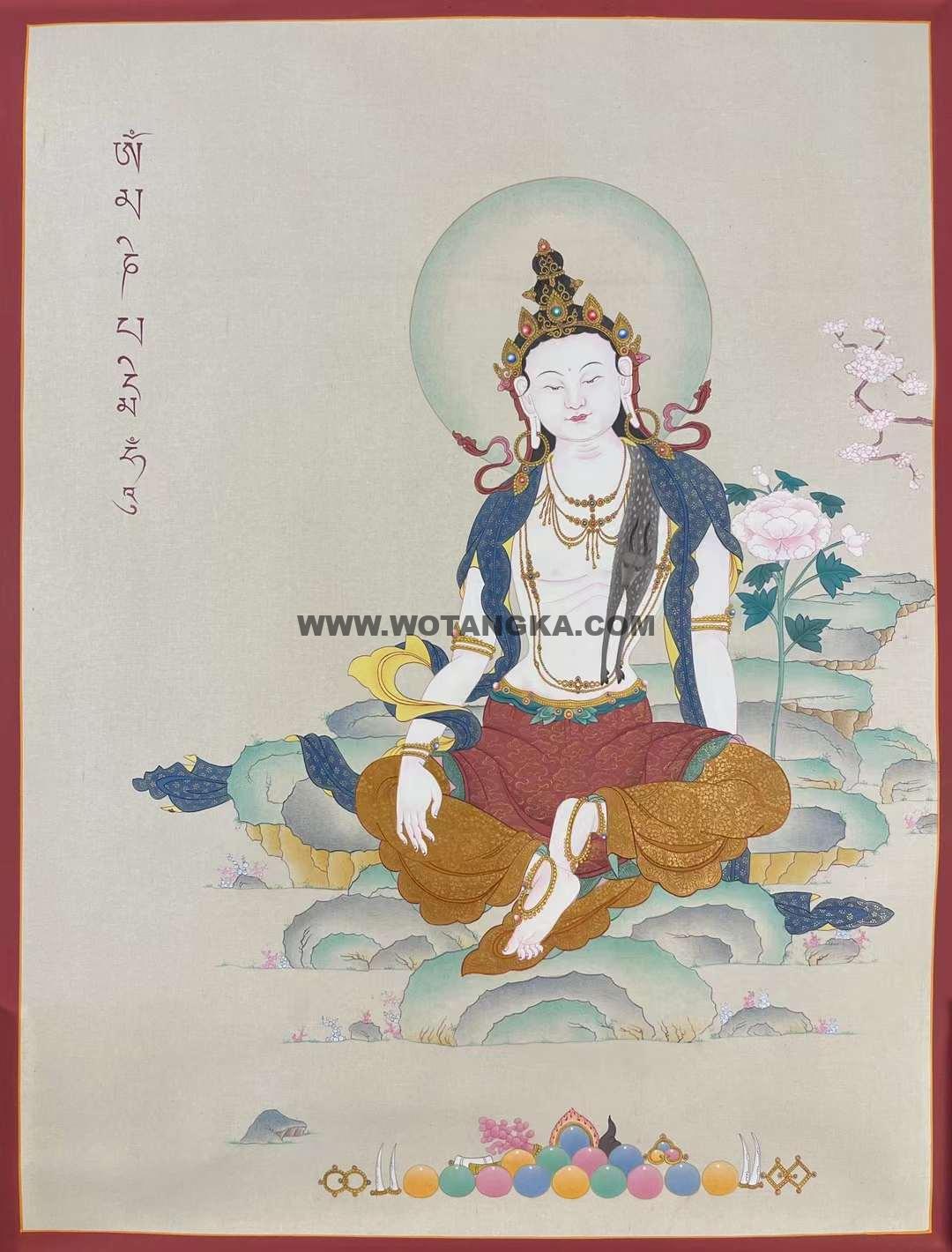 编号172-313676：嘎玛嘎赤-观音菩萨（60*45CM左右）