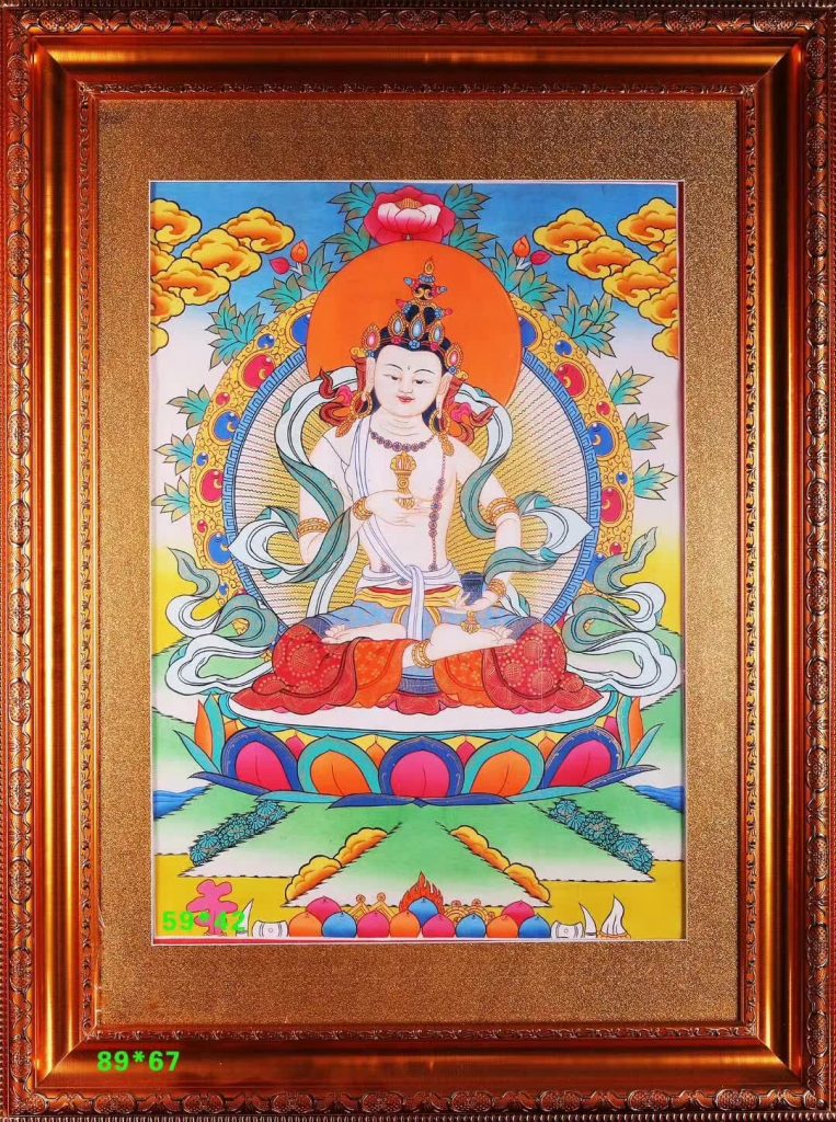 编号172-529877：彩绘唐卡-金刚萨埵（60*42CM左右）