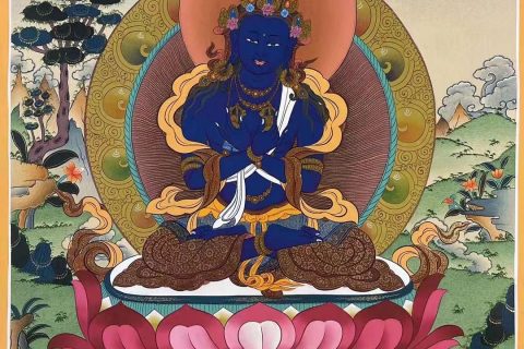 编号172-155999：嘎玛嘎赤-金刚总持佛（75*50CM左右）