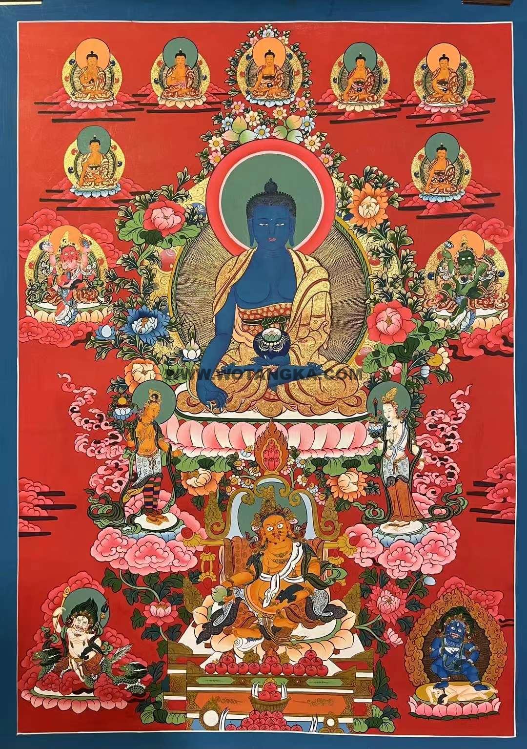 2022.05.30-多佛风格与五方财神唐卡推荐与赏析