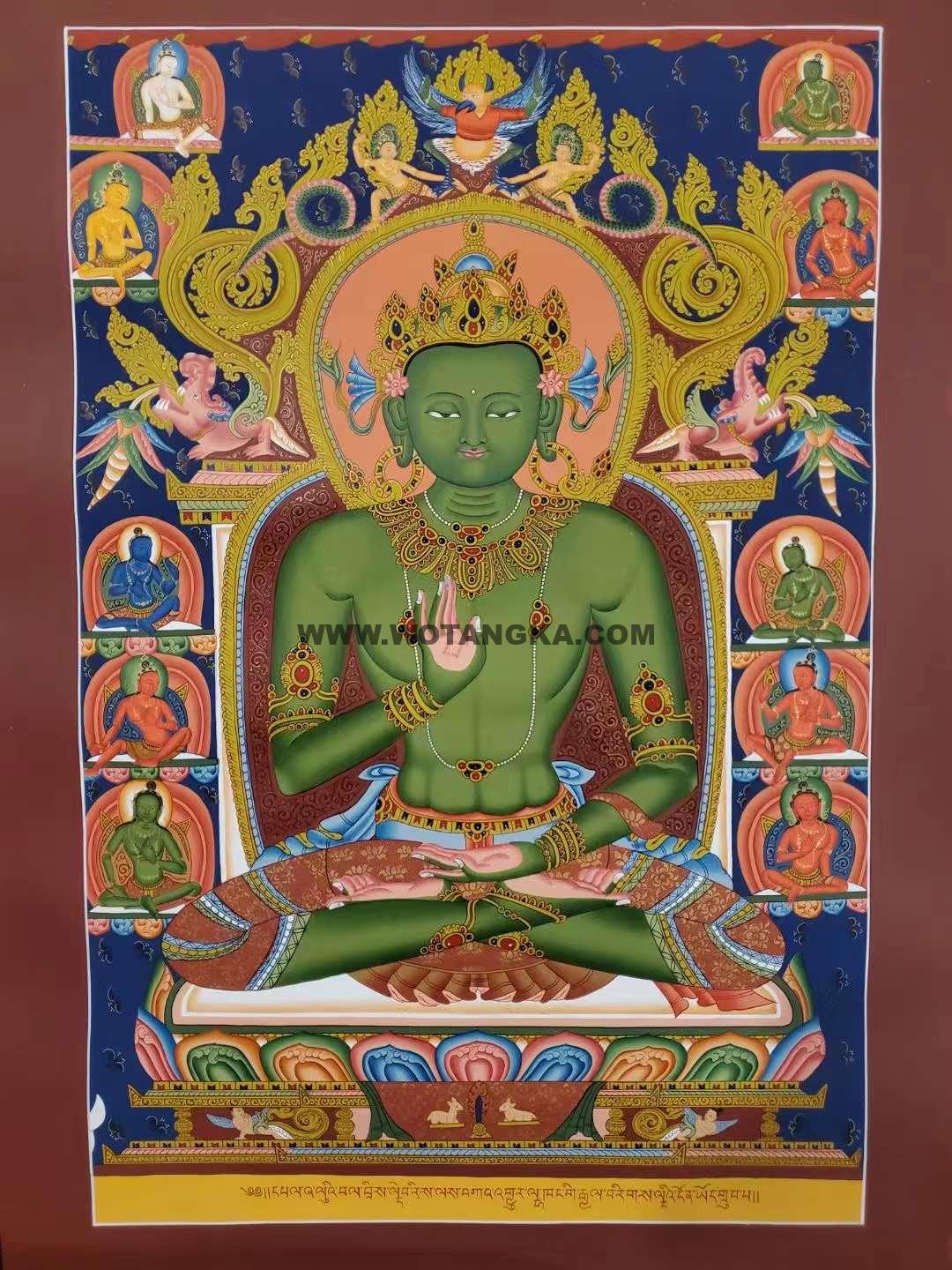 2022.05.26-五方佛唐卡推荐与赏析