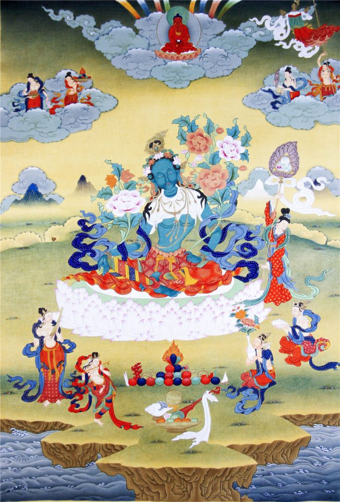 编号188-293849：嘎玛嘎赤-救八难度母（75*50CM左右）