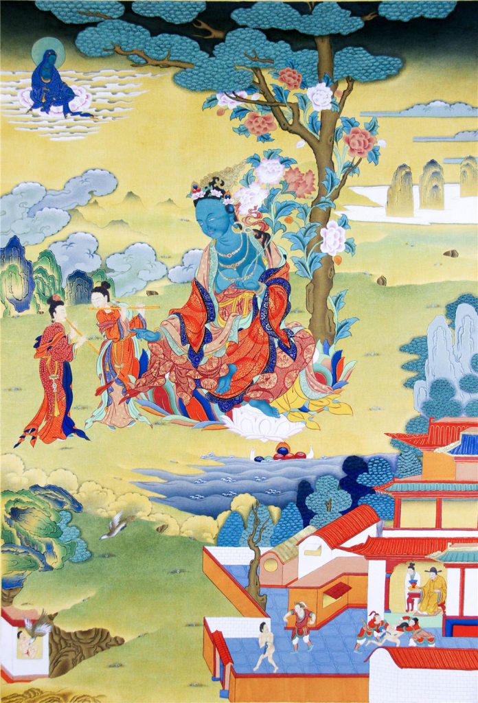 编号188-307692：嘎玛嘎赤-救八难度母之救盗贼难度母（75*50CM左右）