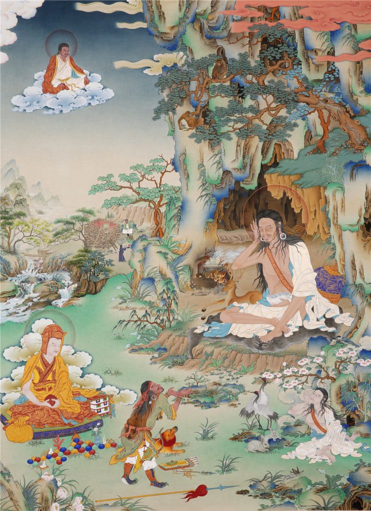 编号188-332891：嘎玛嘎赤-米拉日巴传（90*60CM左右）