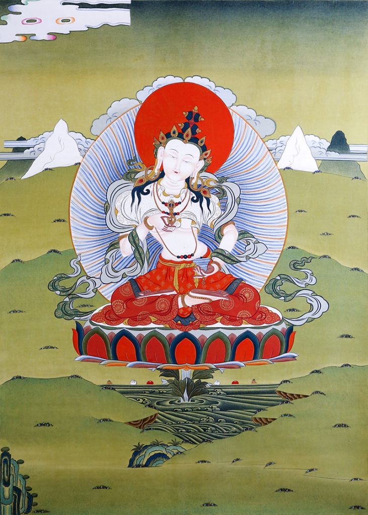 编号188-288762：彩绘唐卡-金刚萨埵（65*45CM左右）