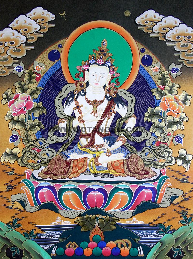 编号188-445158:彩绘唐卡-金刚萨埵(65*45CM左右)