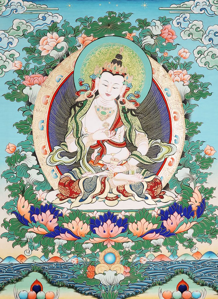 编号188-459422：彩绘唐卡-金刚萨埵（75*50CM左右）