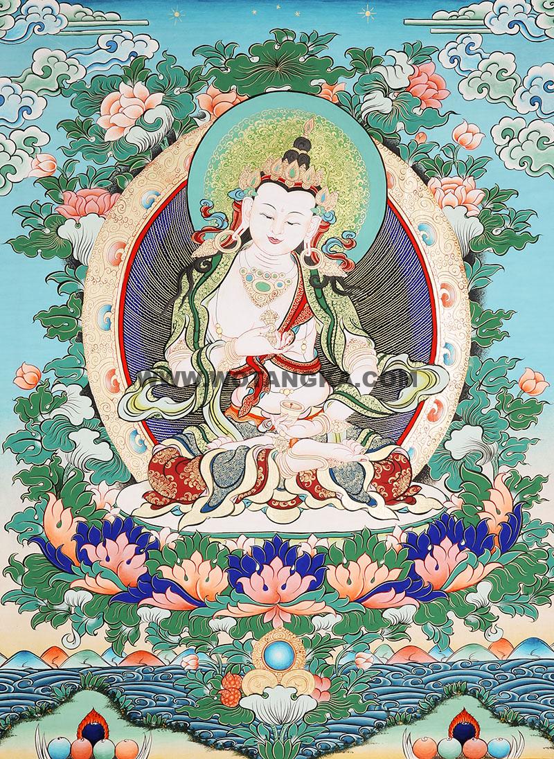 编号188-459422:彩绘唐卡-金刚萨埵(75*50CM左右)