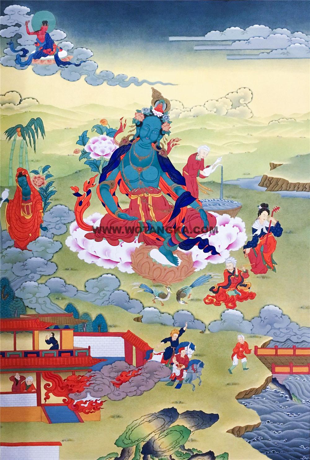 噶玛噶赤-救八难度母之救火难度母