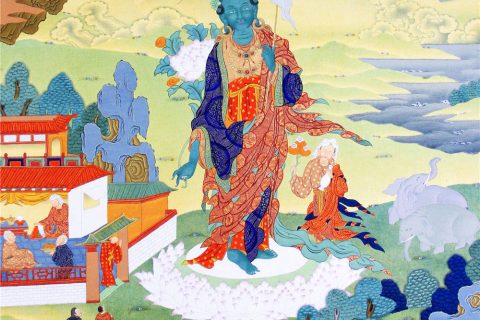 编号188-519333：嘎玛嘎赤-救八难度母之救蛇难度母（80*55CM左右）