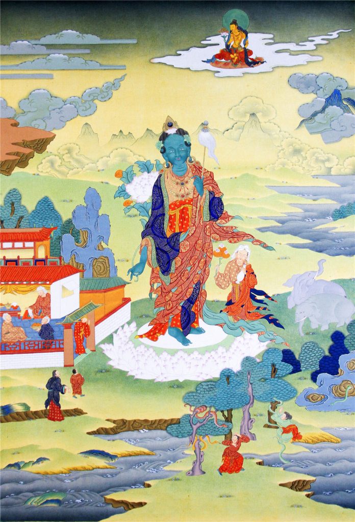 编号188-519333：嘎玛嘎赤-救八难度母之救蛇难度母（80*55CM左右）