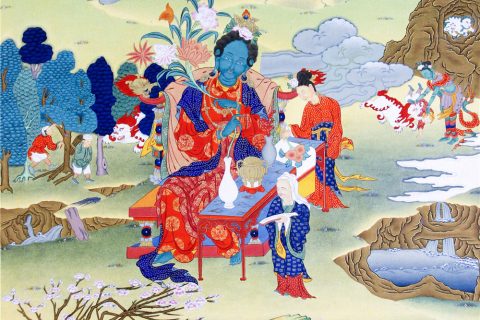 编号188-527064：嘎玛嘎赤-救八难度母之救狮难度母（70*50CM左右）