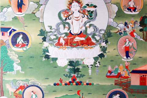 编号188-534031：嘎玛嘎赤-救八难度母（75*50CM左右）