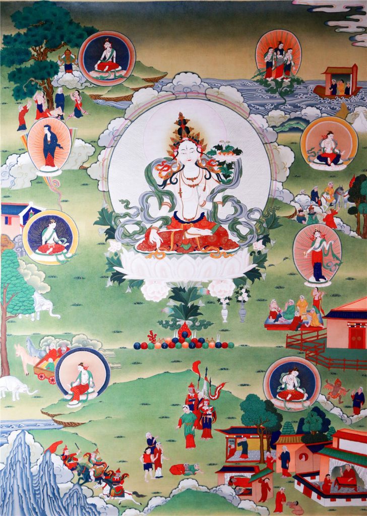 编号188-534031：嘎玛嘎赤-救八难度母（75*50CM左右）