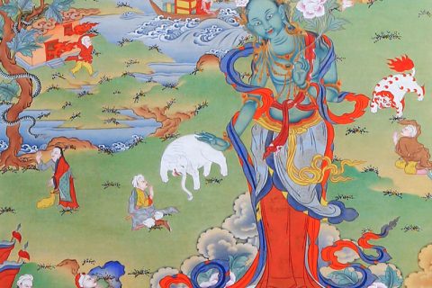 编号188-540246：嘎玛嘎赤-救八难度母（75*50CM左右）