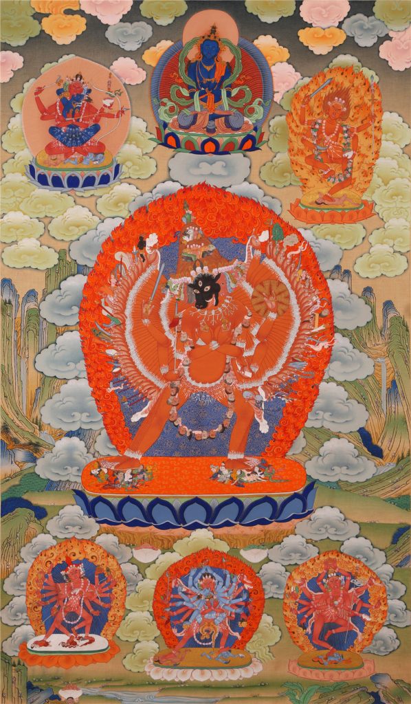 编号188-690363：嘎玛嘎赤-金刚亥母（90*60CM左右）