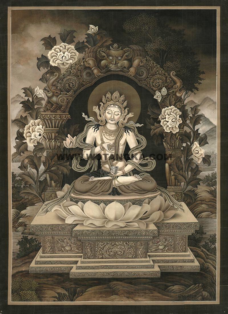 编号188-721097：彩绘唐卡-金刚萨埵（50*34CM左右）