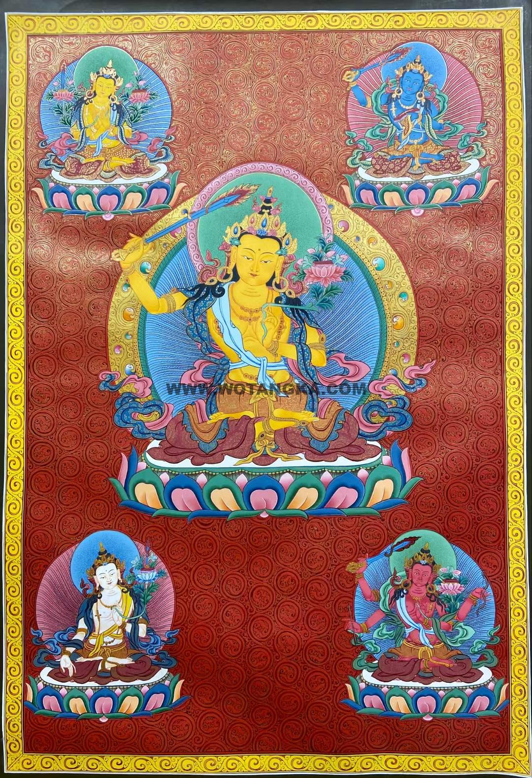 2022.06.29-文殊菩萨唐卡推荐与赏析