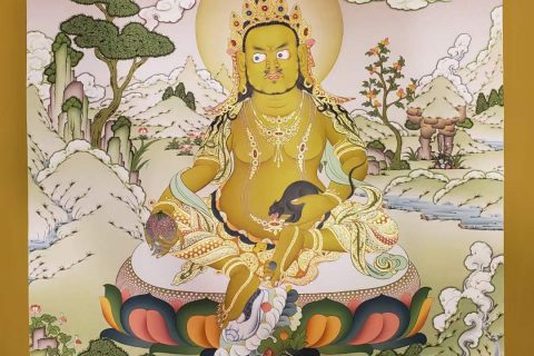 编号153-916352：嘎玛嘎赤-黄财神（75*55CM左右）