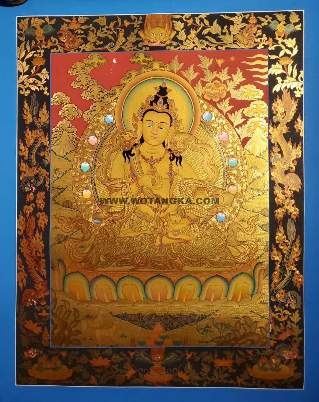 编号171-476598:黄金唐卡-金刚萨埵(60*45CM左右)