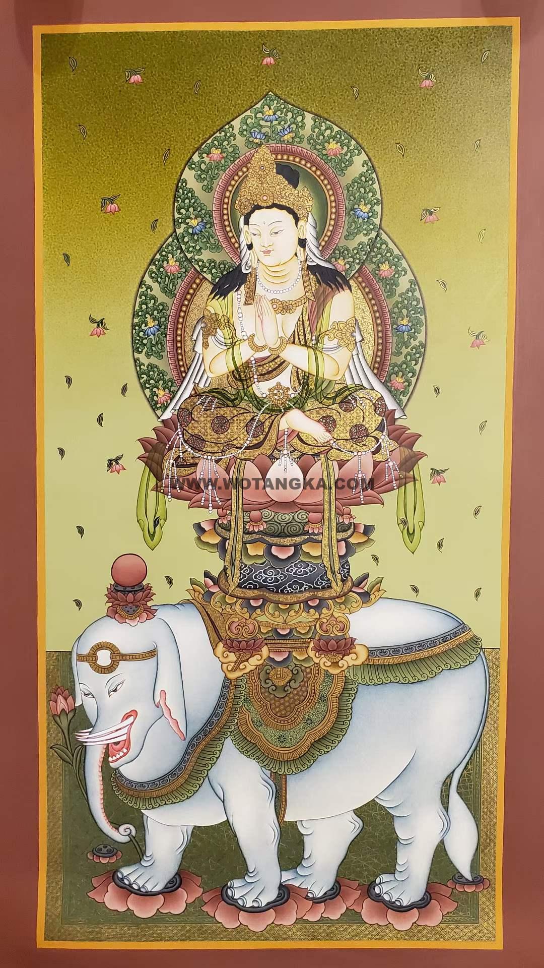编号155-254151:彩绘唐卡-大日如来(70*35CM左右)