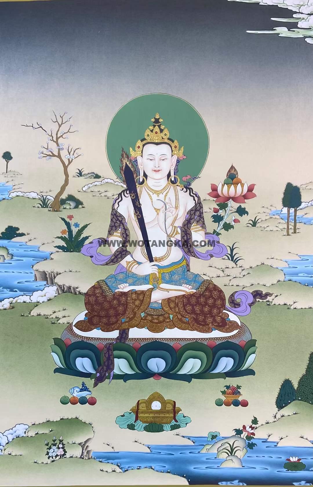 编号155-419769:嘎玛嘎赤-虚空藏菩萨(70*50CM左右)