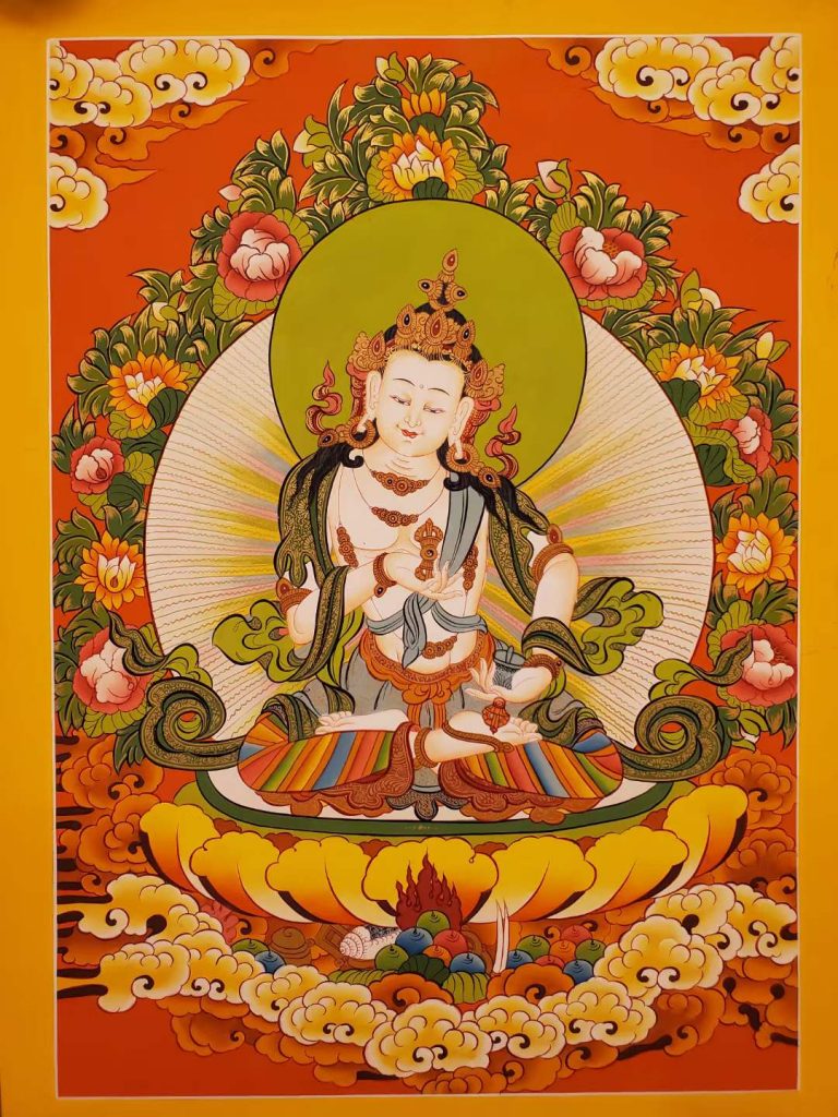 编号172-517291：彩绘唐卡-金刚萨埵（60*45CM左右）