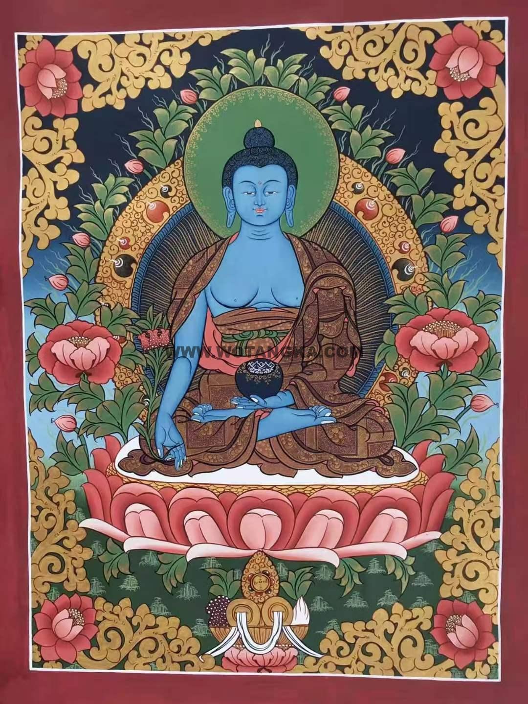 2022.07.02-药师佛唐卡推荐与赏析