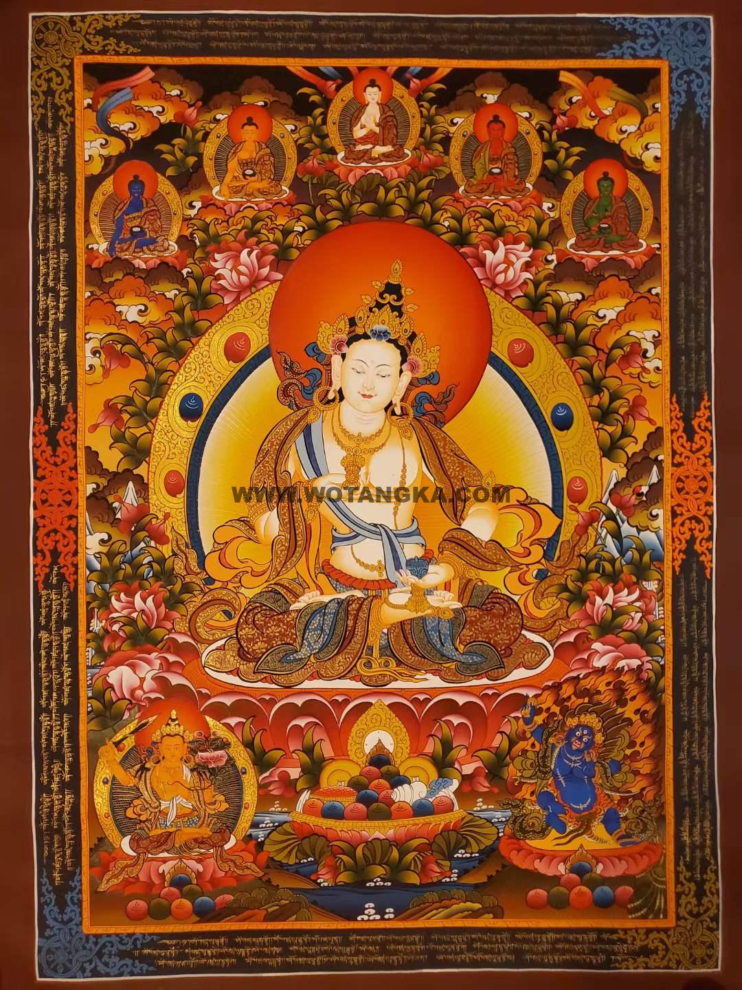 编号172-896532:彩绘唐卡-金刚萨埵(100*75CM左右)